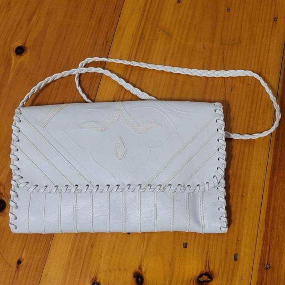 White Carlos Falchi Purse